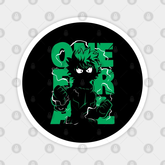 Midoriya – The Hero Who Never Gives Up Magnet by Otaku Vibes